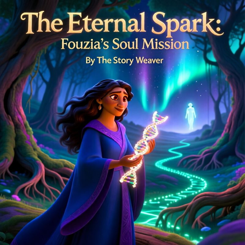 The Eternal Spark: Fouzia's Soul Mission — flipbook cover
